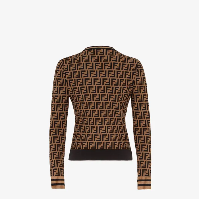 Fendi Knitwear Sweater FF Motif Sweater 8211 Women