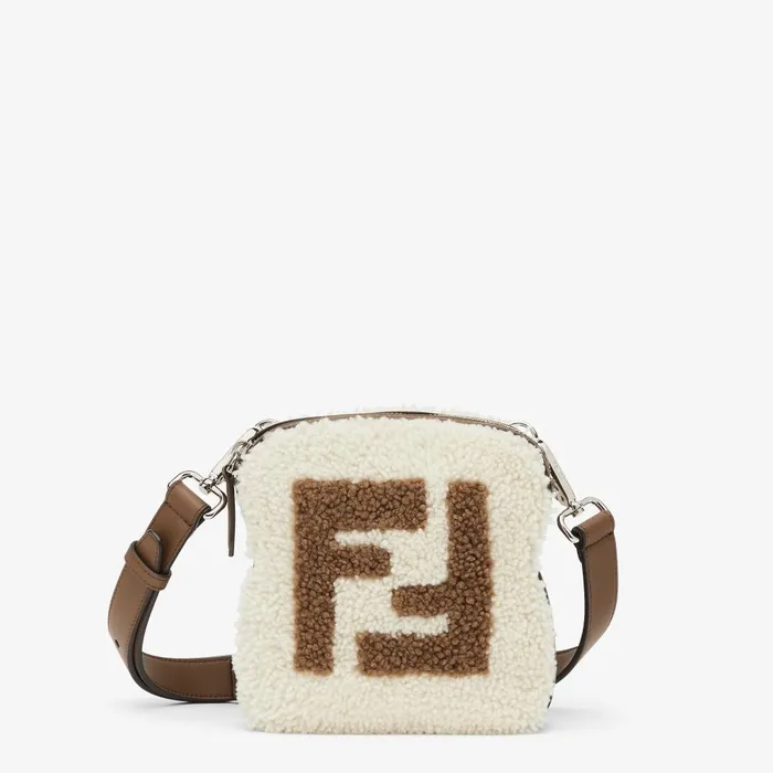 Fendi Mini Bags Toast Bag White Shearling Bag 8211 Men