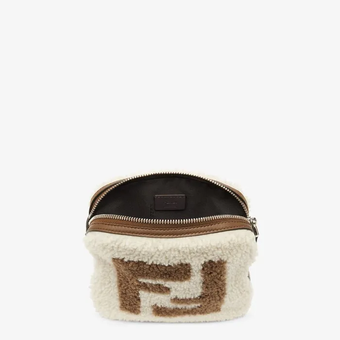 Fendi Mini Bags Toast Bag White Shearling Bag 8211 Men