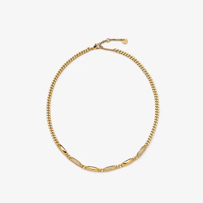 Fendi Necklaces Fendi Filo Necklace Goldcolored Metal Necklace 8211 Women