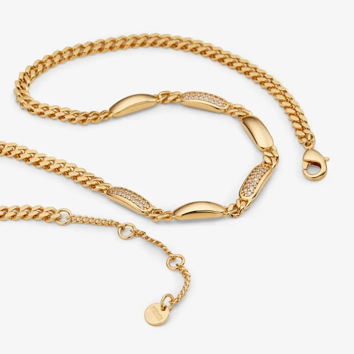Fendi Necklaces Fendi Filo Necklace Goldcolored Metal Necklace 8211 Women