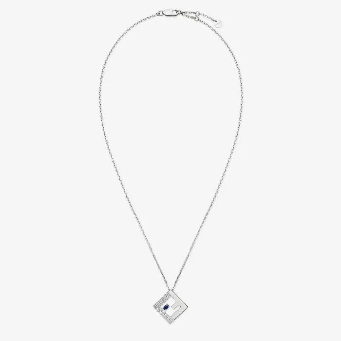 Fendi Necklaces FF Necklace Silvercolored Necklace 8211 Men