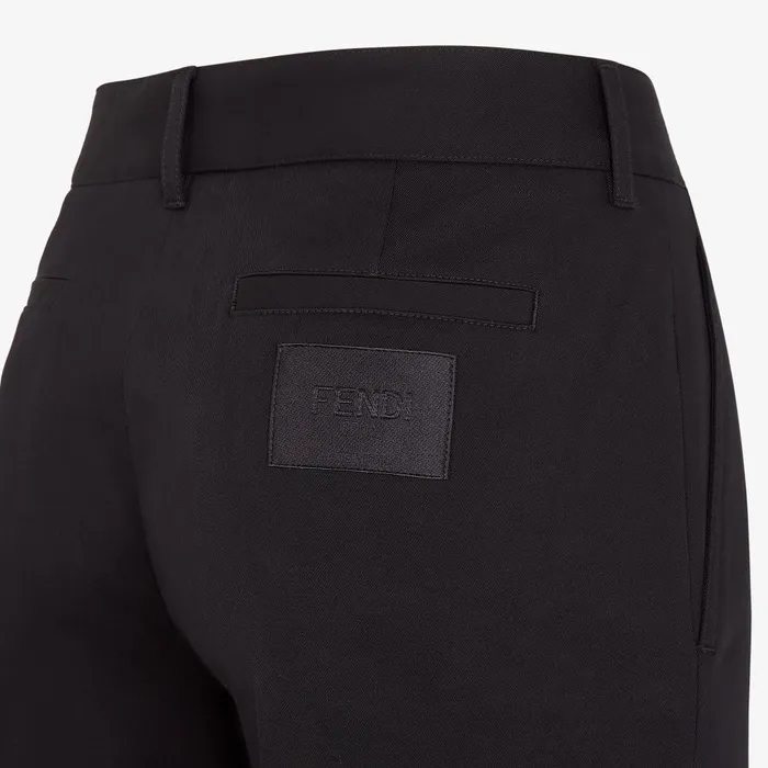 Fendi Pants and Shorts Pants Black Fabric Pants 8211 Men