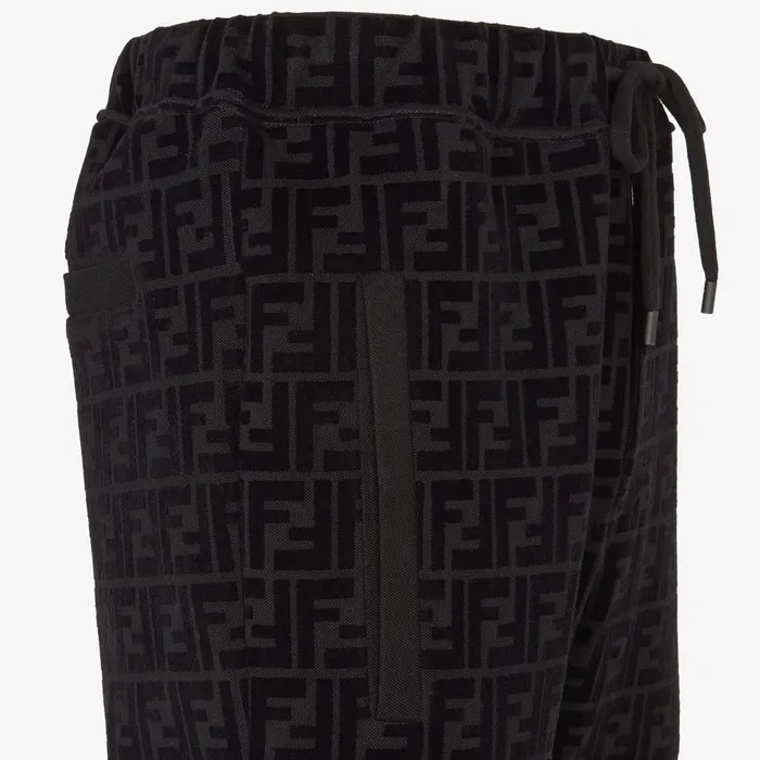 Fendi Pants and Shorts Pants Black Piqu Pants 8211 Men