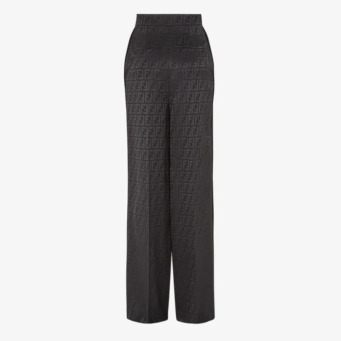 Fendi Pants and Shorts Pants Black Silk Pants 8211 Women