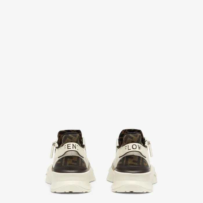 Fendi Sneakers Fendi Flow Beige Leather Lowtops 8211 Women