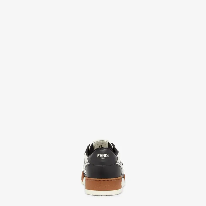 Fendi Sneakers Fendi Match Black Leather Lowtops 8211 Women