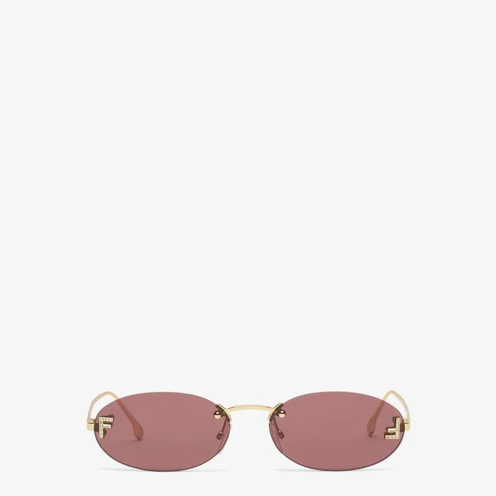 Fendi Sunglasses Fendi First Crystal Goldcolored Sunglasses 8211 Women