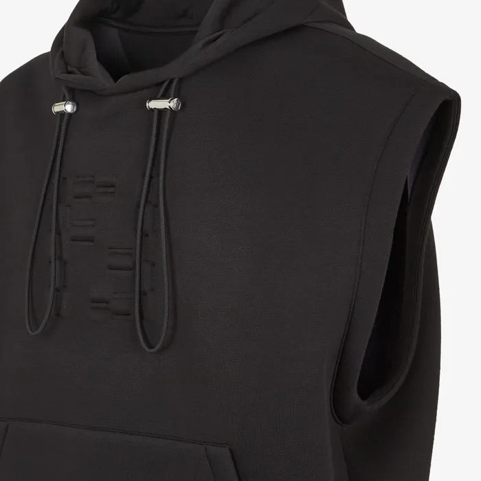 Fendi Sweatshirts Sweatshirt Black Cotton Sweatshirt 8211 Men