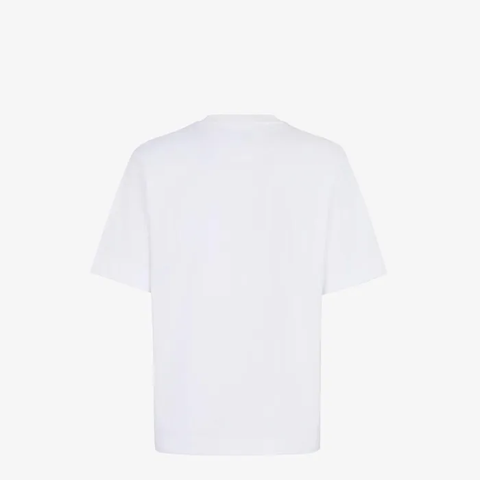 Fendi Tshirts and Polos TShirt White Cotton Tshirt 8211 Men