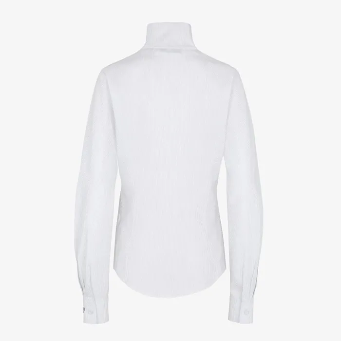 Fendi Tops and Shirts Shirt White Cotton Striped Shirt 8211 Women