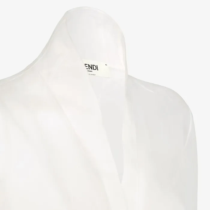 Fendi Tops and Shirts Shirt White Organza Shirt 8211 Women