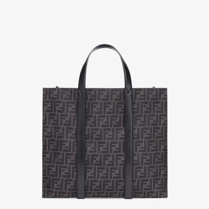 Fendi Tote Bags FF Jacquard Shopper FF Jacquard Fabric Bag 8211 Men