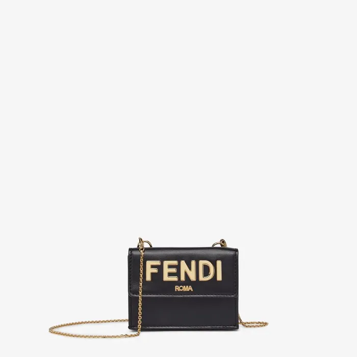 Fendi Wallets On Chain Fendi Roma Wallet Black Leather Wallet 8211 Women