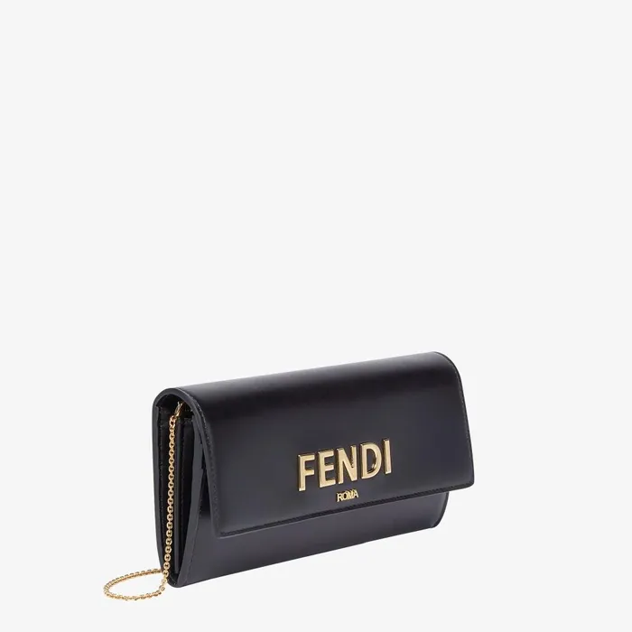 Fendi Wallets On Chain Fendi Roma Wallet Black Leather Wallet 8211 Women