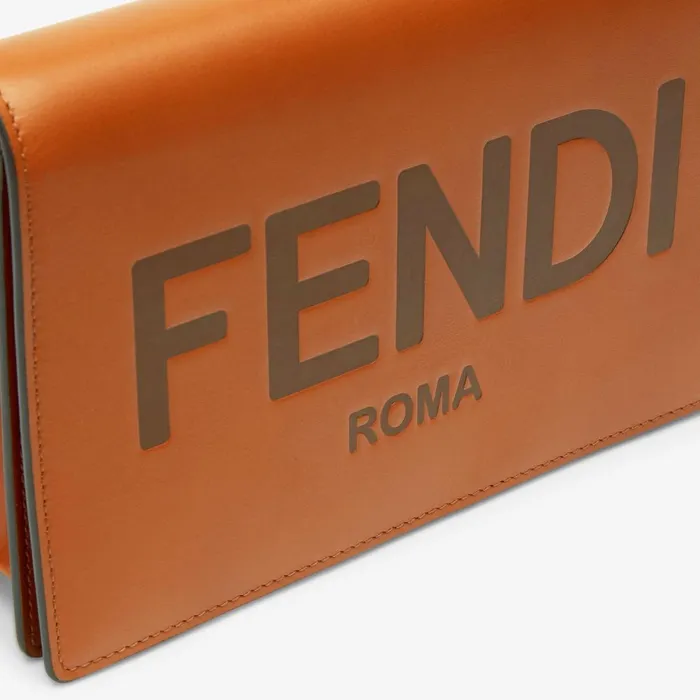 Fendi Wallets On Chain Wallet On Chain Brown Leather Minibag 8211 Women