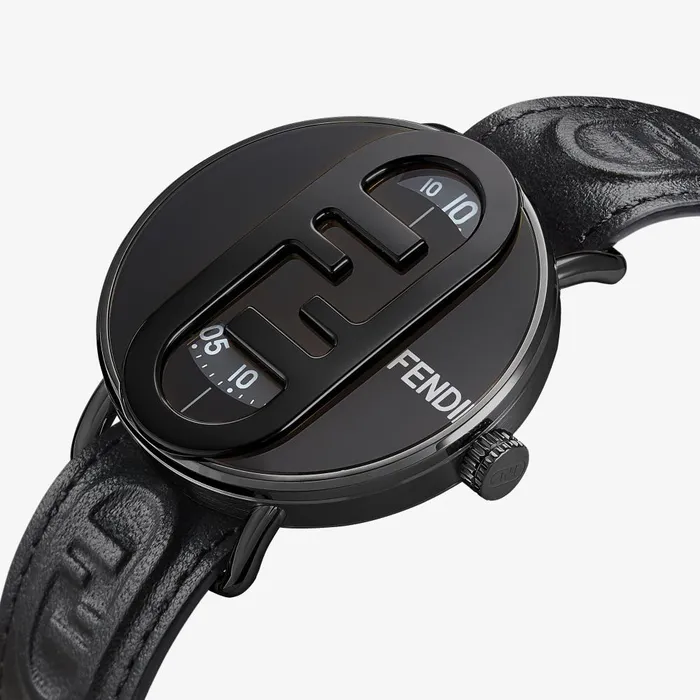 Fendi Watches O039Lock Round 42nbspmm 8211 Round Watch With O039Lock Logo 8211 Men