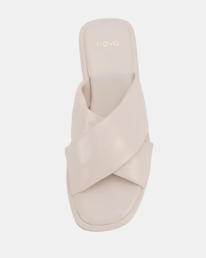 Flat Sandals NOVO Shoes Women RENLEY CREAM Sandals