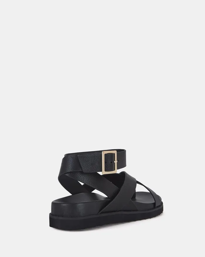 Flat Sandals NOVO Shoes Women TILLIE BLACK Flat Sandals