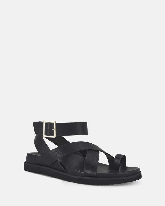 Flat Sandals NOVO Shoes Women TILLIE BLACK Flat Sandals