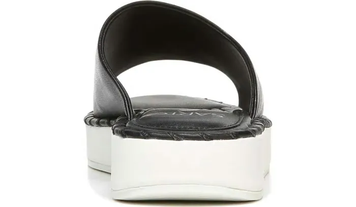 Flat Sandals Women Franco Sarto Sarto Zoe Slide Sandal Black Leather