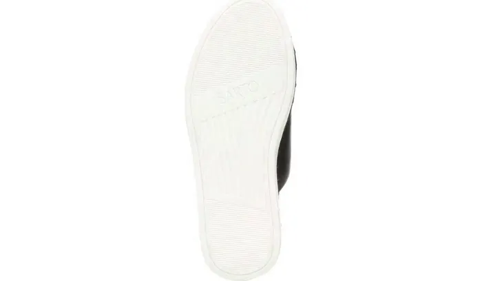 Flat Sandals Women Franco Sarto Sarto Zoe Slide Sandal Black Leather