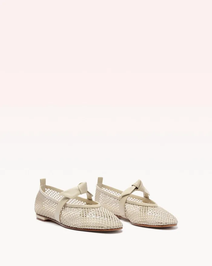Flats Women Alexandre Birman Clarita Ballerina Mesh Dove Dove