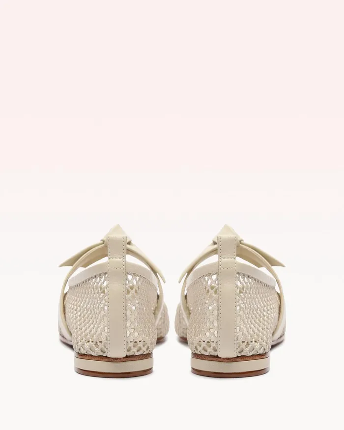 Flats Women Alexandre Birman Clarita Ballerina Mesh Dove Dove