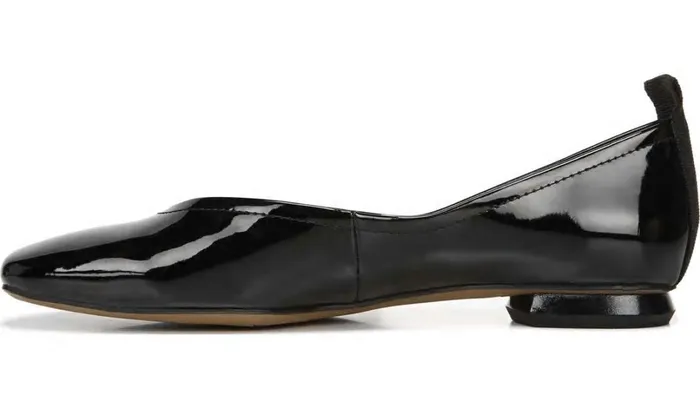 Flats Women Franco Sarto Franco Ailee Flat Black Faux Patent