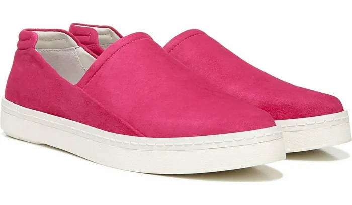 Flats Women Franco Sarto Franco Alma Slip On Sneaker Fuchsia Leather