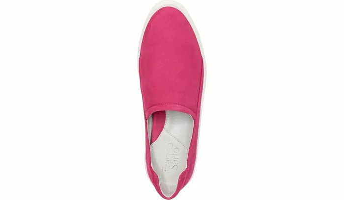 Flats Women Franco Sarto Franco Alma Slip On Sneaker Fuchsia Leather