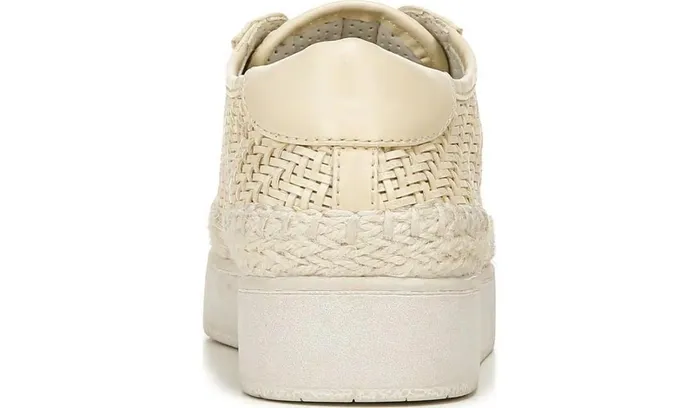 Flats Women Franco Sarto Franco Hyria Platform Sneaker Milk Woven Leather