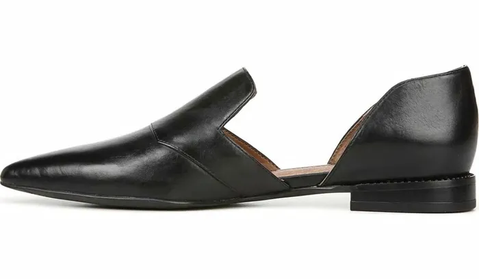Flats Women Franco Sarto Sarto Toby D039Orsay Flat Black Leather