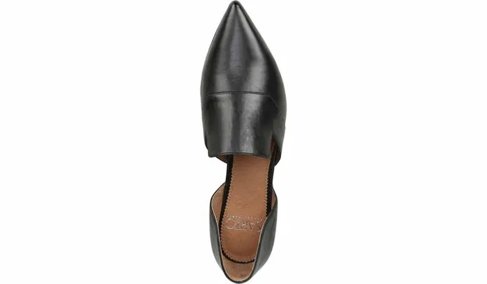 Flats Women Franco Sarto Sarto Toby D039Orsay Flat Black Leather