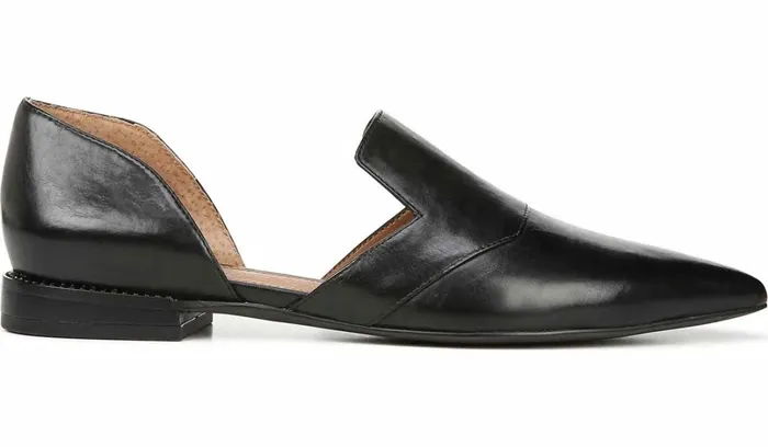 Flats Women Franco Sarto Sarto Toby D039Orsay Flat Black Leather