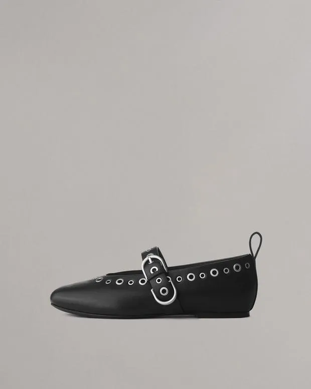 Flats Women Rag and Bone Spire Mary Jane Shoes Black