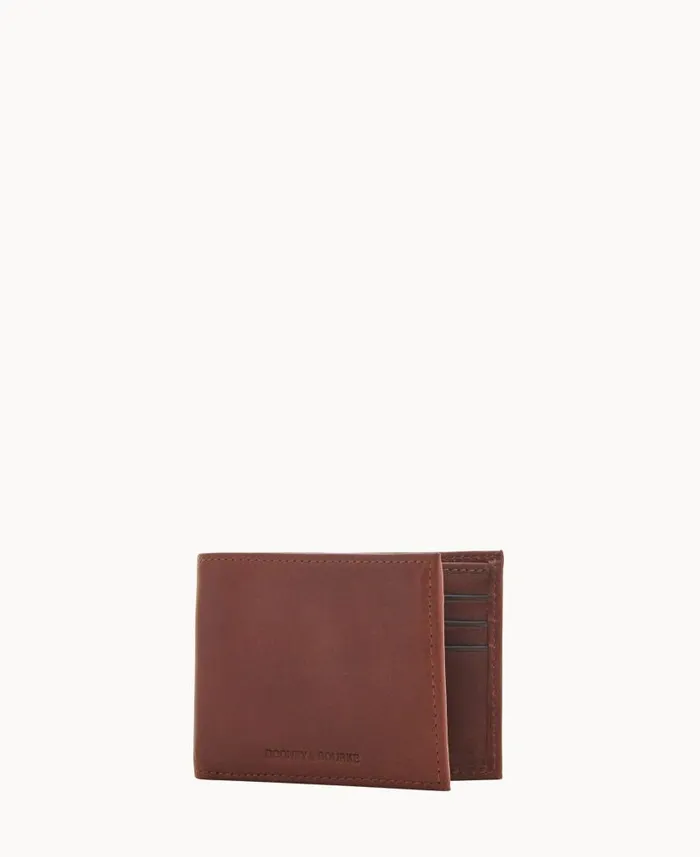 Florentine Billfold With Train Pass Chestnut ManWoman Dooney and Bourke Wallets Florentine Billfold With Train Pass Chestnut ManWoman Dooney and Bourke Wallets
