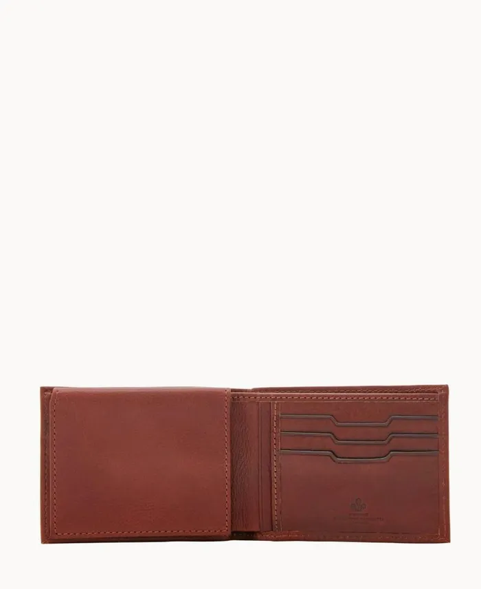 Florentine Billfold With Train Pass Chestnut ManWoman Dooney and Bourke Wallets Florentine Billfold With Train Pass Chestnut ManWoman Dooney and Bourke Wallets