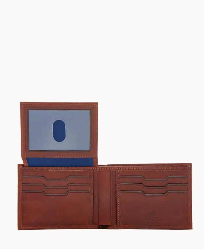 Florentine Billfold With Train Pass Chestnut ManWoman Dooney and Bourke Wallets Florentine Billfold With Train Pass Chestnut ManWoman Dooney and Bourke Wallets