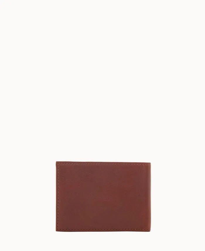 Florentine Billfold With Train Pass Chestnut ManWoman Dooney and Bourke Wallets Florentine Billfold With Train Pass Chestnut ManWoman Dooney and Bourke Wallets
