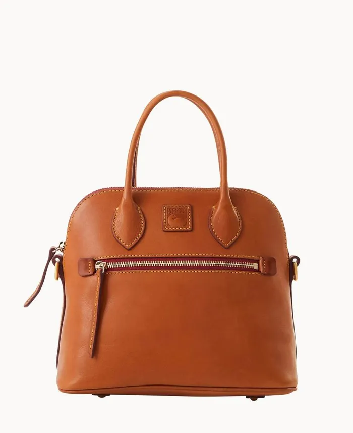 Florentine Domed Satchel Natural Woman Dooney and Bourke Satchels