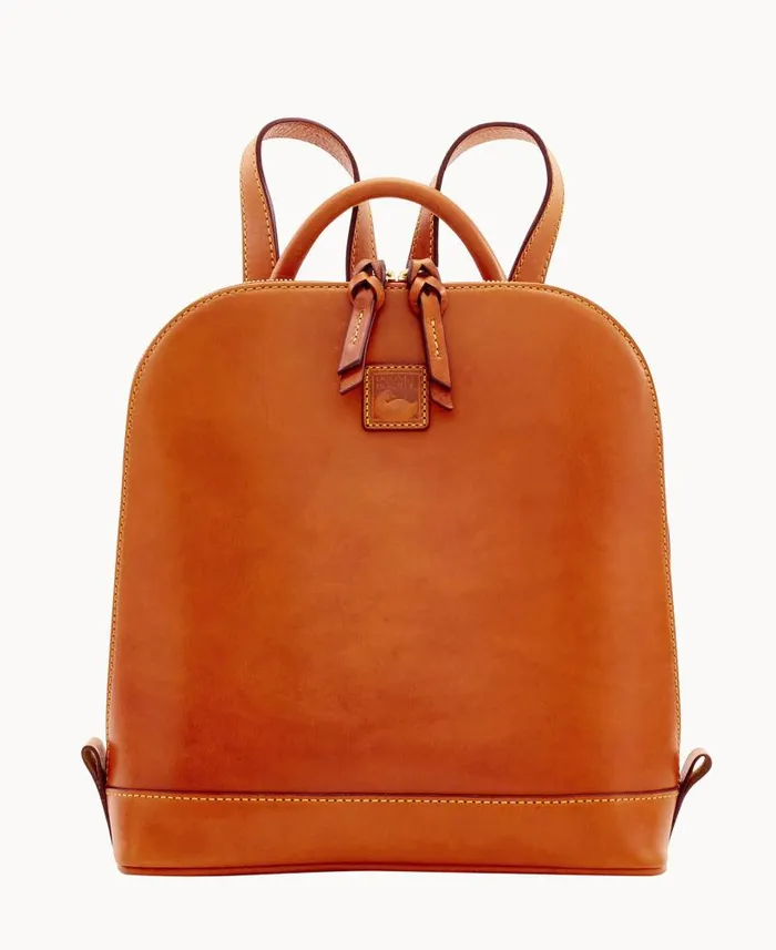Florentine Zip Pod Backpack Natural Woman Dooney and Bourke Backpacks