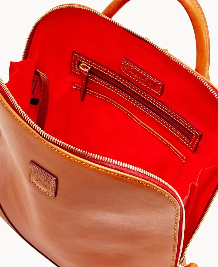 Florentine Zip Pod Backpack Natural Woman Dooney and Bourke Backpacks Florentine Zip Pod Backpack Natural Woman Dooney and Bourke Backpacks