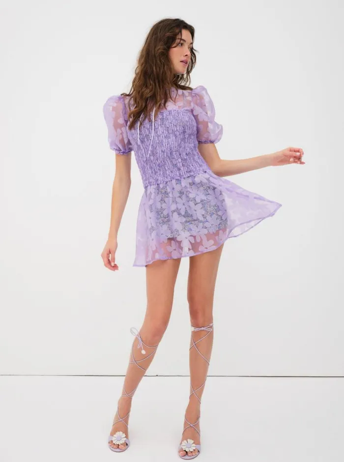 For Love and Lemons Dresses Ariandre Mini Dress Purple 8211 Women For Love and Lemons Dresses Ariandre Mini Dress Purple 8211 Women