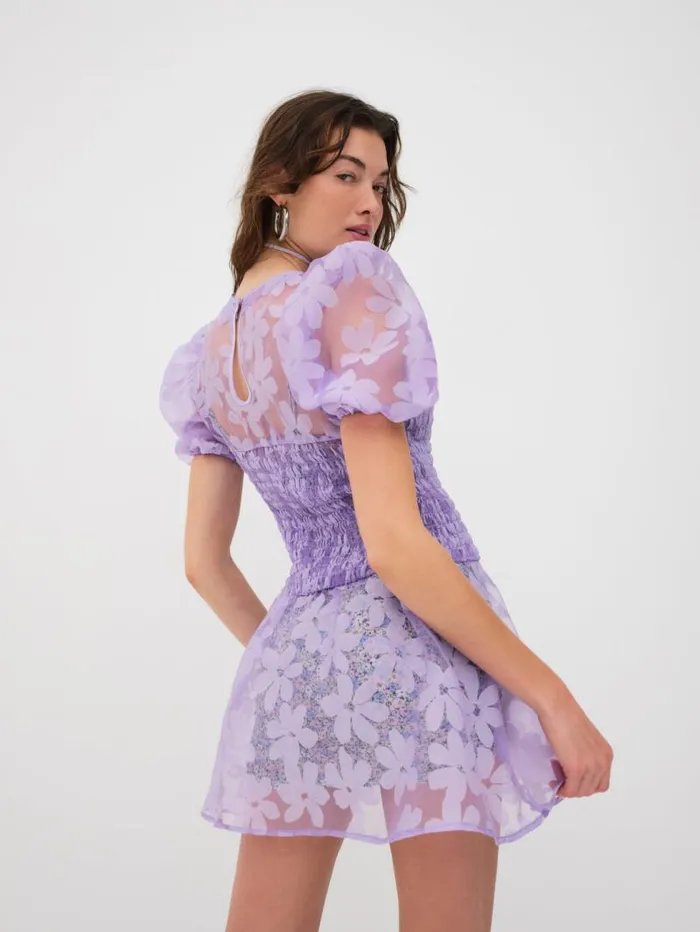 For Love and Lemons Dresses Ariandre Mini Dress Purple 8211 Women For Love and Lemons Dresses Ariandre Mini Dress Purple 8211 Women