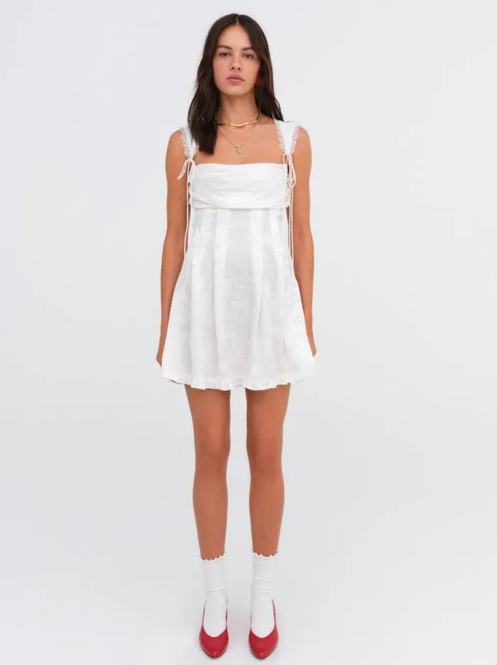 For Love and Lemons Dresses Holland Mini Dress White 8211 Women For Love and Lemons Dresses Holland Mini Dress White 8211 Women
