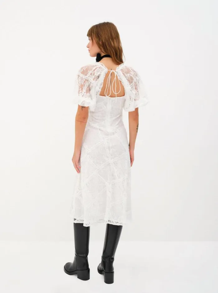 For Love and Lemons Dresses Lily Midi Dress White 8211 Women For Love and Lemons Dresses Lily Midi Dress White 8211 Women