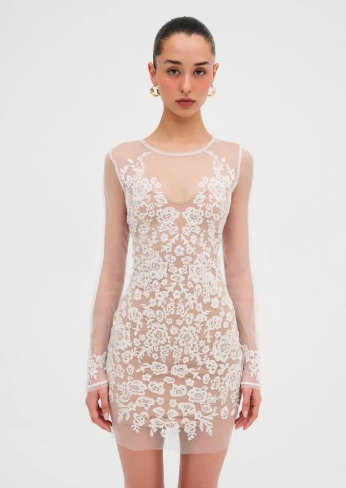 For Love and Lemons Dresses Luau Mini Dress White 8211 Women