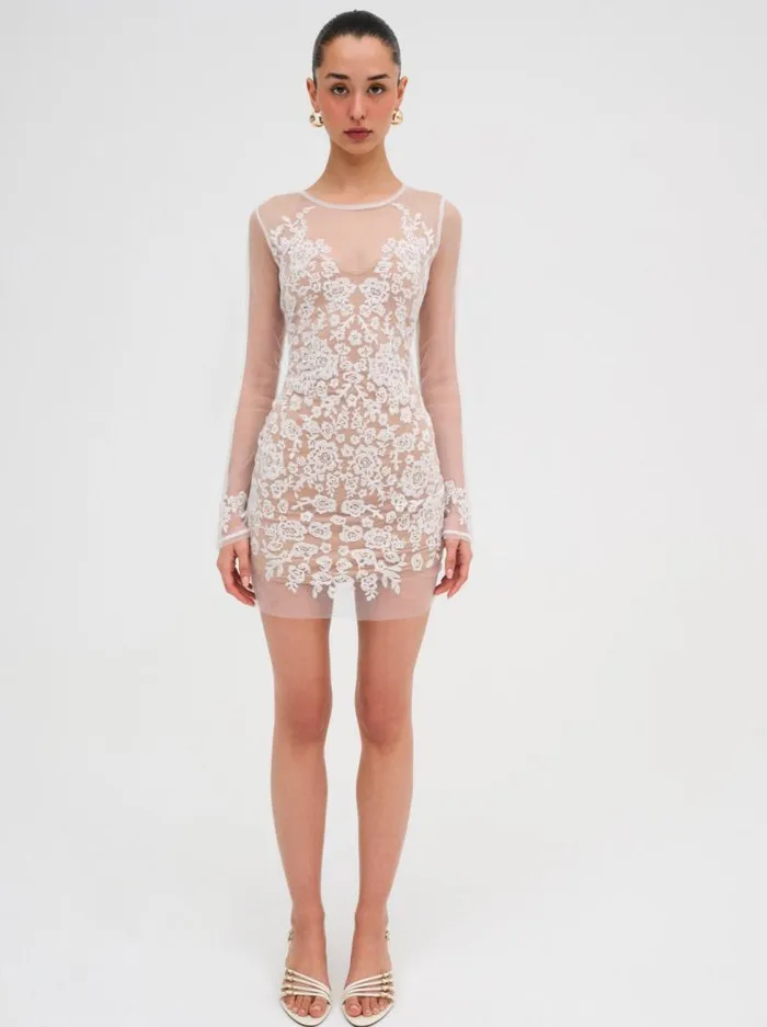 For Love and Lemons Dresses Luau Mini Dress White 8211 Women For Love and Lemons Dresses Luau Mini Dress White 8211 Women