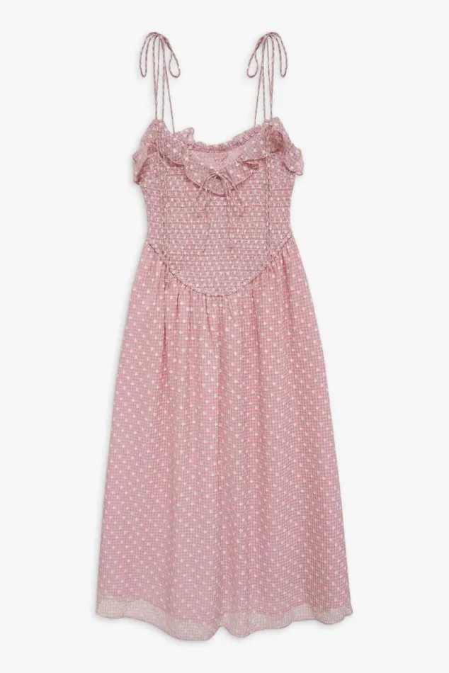 For Love and Lemons Dresses Maxine Midi Dress Pink 8211 Women For Love and Lemons Dresses Maxine Midi Dress Pink 8211 Women